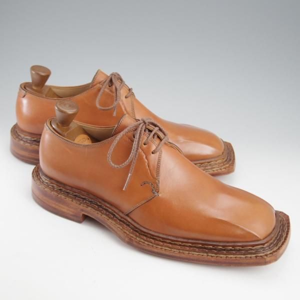 未使用★(浅草)ギルド・オブ・クラフツ US8E程度【税込上代￥220,000-★ノルウィージャン製法/純正ツリー付】薄茶★k508