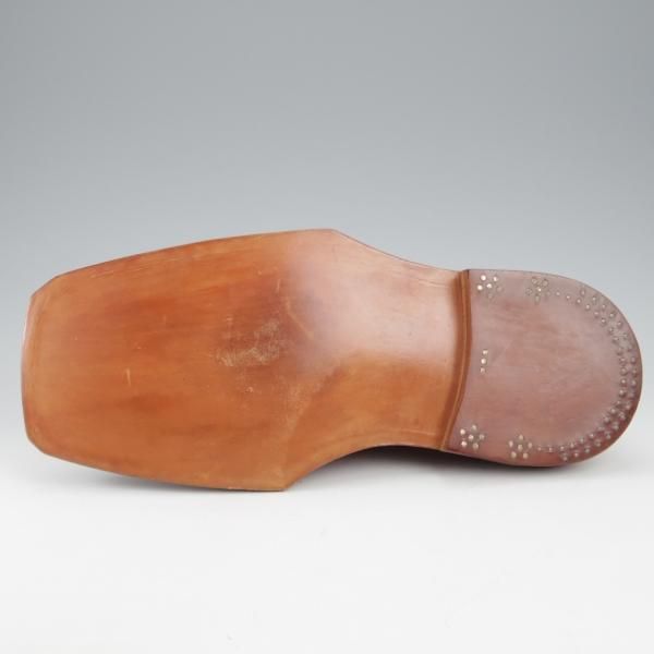 未使用★(浅草)ギルド・オブ・クラフツ US8E程度【税込上代￥220,000-★ノルウィージャン製法/純正ツリー付】薄茶★k508