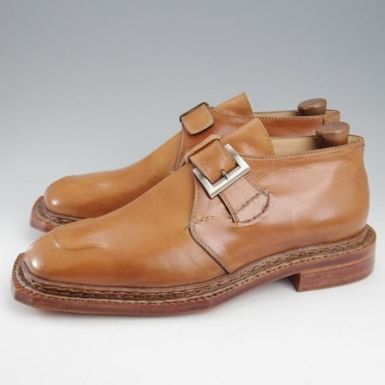 未使用★(浅草)ギルド・オブ・クラフツ US8E程度【税込上代￥253,000-★ノルウィージャン製法/純正ツリー付】薄茶★k510