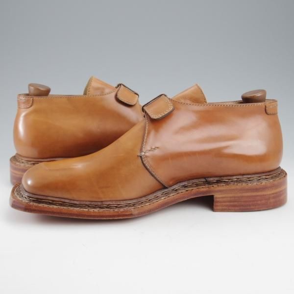 未使用★(浅草)ギルド・オブ・クラフツ US8E程度【税込上代￥253,000-★ノルウィージャン製法/純正ツリー付】薄茶★k510