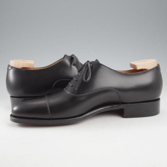 未使用★(浅草)ギルド・オブ・クラフツ SIZE 7(M)【定価￥115,500-★Blackie/(英国製)純正シューツリー付き】ストレートチップ/黒★k511