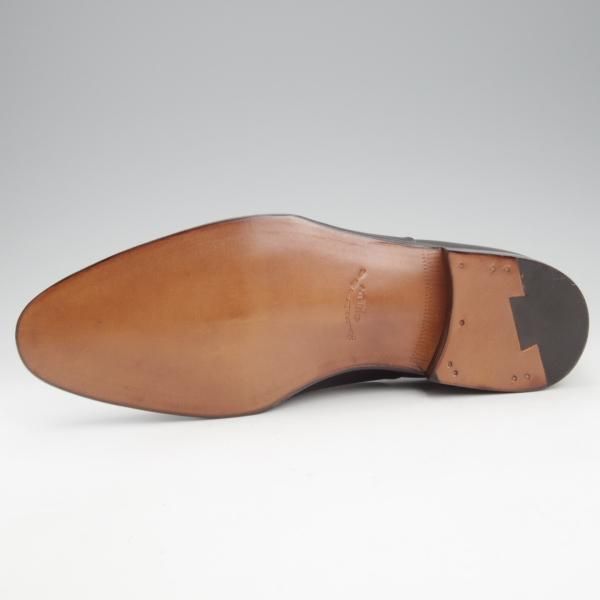 未使用★(浅草)ギルド・オブ・クラフツ SIZE 7(M)【定価￥115,500-★Blackie/(英国製)純正シューツリー付き】ストレートチップ/黒★k511