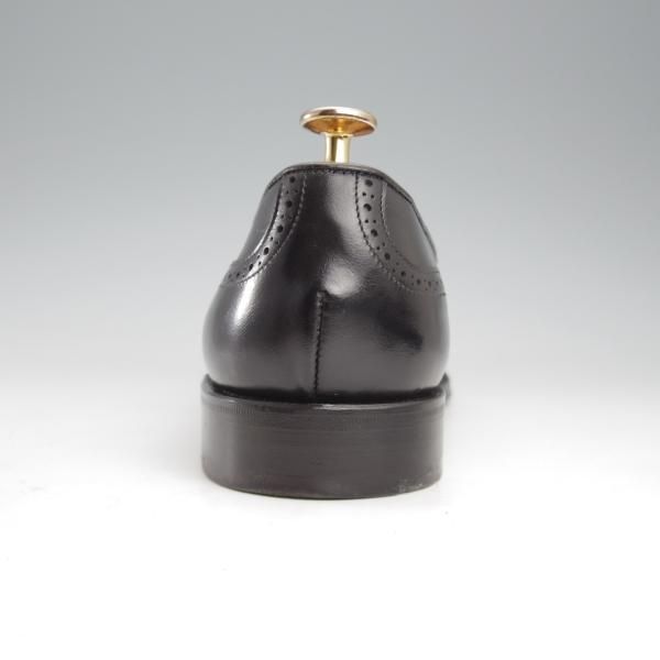 極美品★(英)チーニー 7F【定価￥82,500-★HENDRICK/ローファー】214ラスト/スリッポン/カーフ/黒/メンズ/CHEANEY★k512