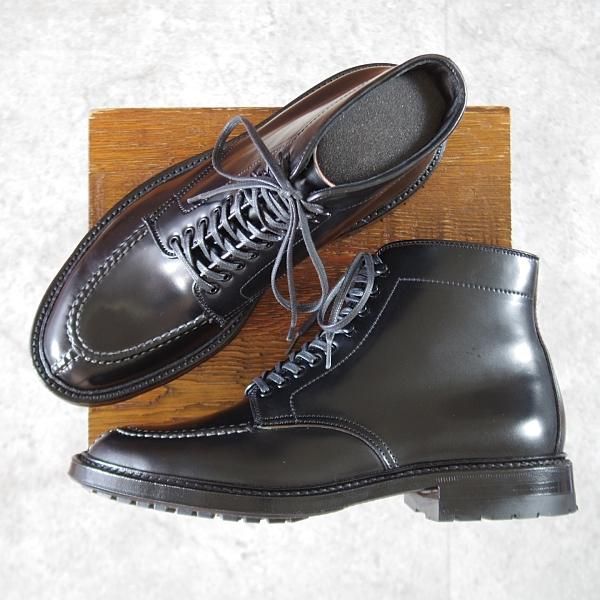 未使用★オールデン 7E【現行定価19万円程度★コードバン仕様/タンカーブーツ】40219HC/バリーラスト/黒/メンズ/ALDEN★k513