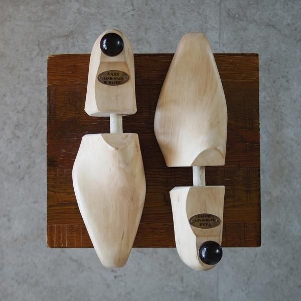 極上★(東欧)VASS/ヴァーシュ SIZE 41【貴重★純正シューツリー/Uラスト】ウゴリーニラスト/木製シューキーパー/メンズ★k517