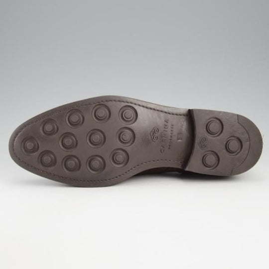 極美品★(スペイン製)カルミナ SIZE 6.5【トレーディングポスト別注★フルブローグ/815】FORESTラスト/スエード/濃茶/CARMINA★k531