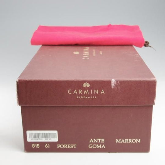 極美品★(スペイン製)カルミナ SIZE 6.5【トレーディングポスト別注★フルブローグ/815】FORESTラスト/スエード/濃茶/CARMINA★k531