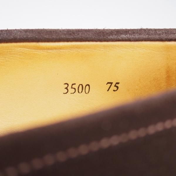 ★Oriental/オリエンタル SIZE 7.5【現行定価￥62,700-★ALBERS/コインローファー】419ラスト/スエード/濃茶/メンズ★k532