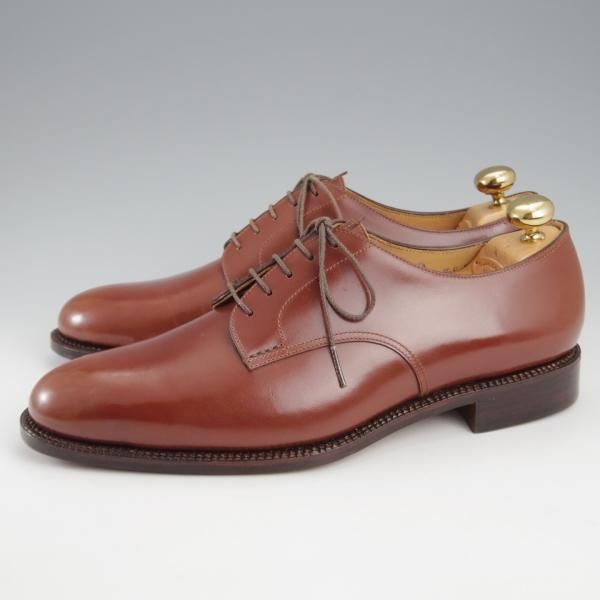 未使用★(浅草)ギルド・オブ・クラフツ US7D【税込上代￥220,000-★Suzette/ハンドソーンウェルテッド製法/純正シューツリー付】茶★k533