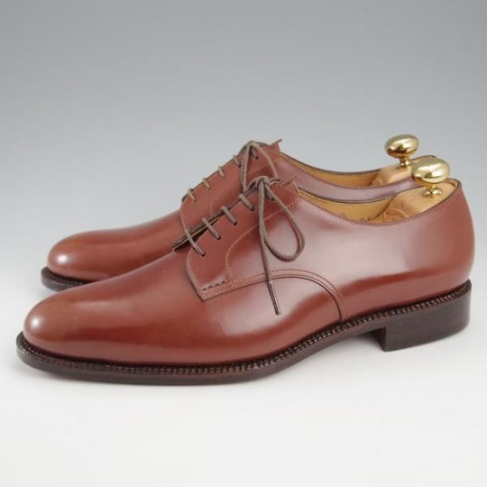 未使用★(浅草)ギルド・オブ・クラフツ US7D【税込上代￥220,000-★Suzette/ハンドソーンウェルテッド製法/純正シューツリー付】茶★k533