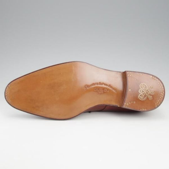 未使用★(浅草)ギルド・オブ・クラフツ US7D【税込上代￥220,000-★Suzette/ハンドソーンウェルテッド製法/純正シューツリー付】茶★k533