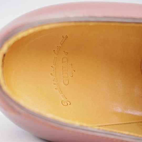 未使用★(浅草)ギルド・オブ・クラフツ US7D【税込上代￥220,000-★Suzette/ハンドソーンウェルテッド製法/純正シューツリー付】茶★k533