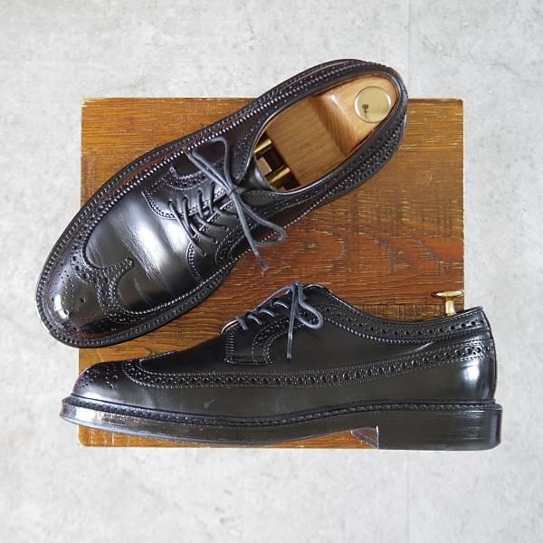 極上★オールデン 6.5D【定価￥133,100-★クロムエクセルレザー仕様/ロングウイング/97522】バリーラスト/黒/メンズ/ALDEN★k535