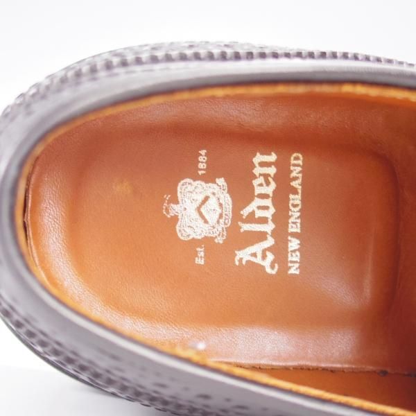 極上★オールデン 6.5D【定価￥133,100-★クロムエクセルレザー仕様/ロングウイング/97522】バリーラスト/黒/メンズ/ALDEN★k535