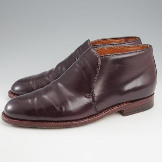 美品★オールデン 8E【貴重★#8コードバン×アンティークエッジ/NY店取扱モデル】D7704/チャッカブーツ/アバディーンラスト/ALDEN★k537