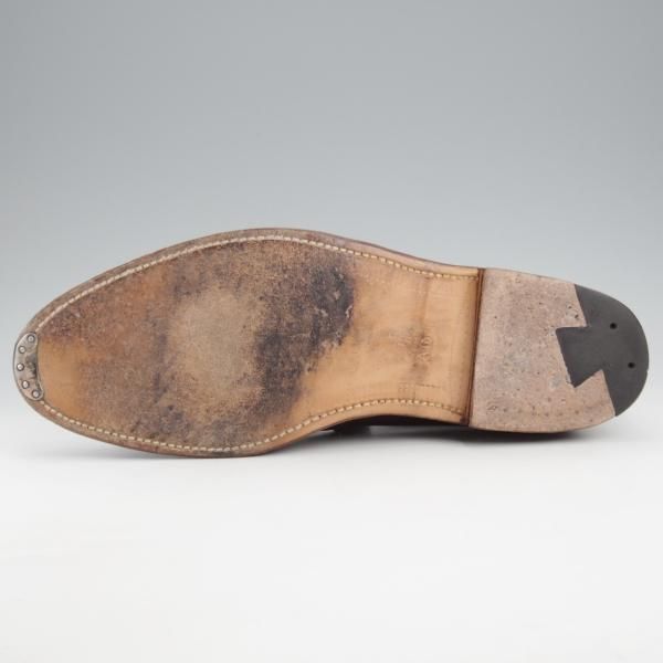 美品★オールデン 8E【貴重★#8コードバン×アンティークエッジ/NY店取扱モデル】D7704/チャッカブーツ/アバディーンラスト/ALDEN★k537