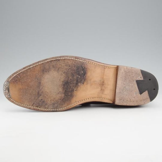 美品★オールデン 8E【貴重★#8コードバン×アンティークエッジ/NY店取扱モデル】D7704/チャッカブーツ/アバディーンラスト/ALDEN★k537