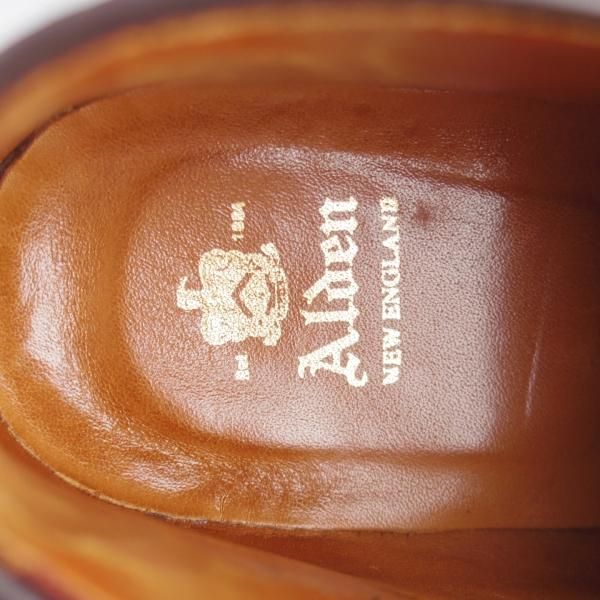 美品★オールデン 8E【貴重★#8コードバン×アンティークエッジ/NY店取扱モデル】D7704/チャッカブーツ/アバディーンラスト/ALDEN★k537