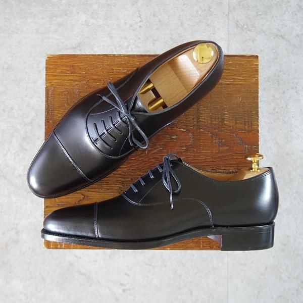 未使用★(浅草)ギルド・オブ・クラフツ SIZE 6.5(S)【定価￥115,500-★Blackie/ストレートチップ】黒/カーフ/メンズ/Guild of crafts★k538