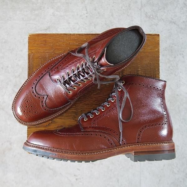 極美品★オールデン 6.5D【貴重★(ハワイ)Leather Soul別注/アンティークエッジ/44696C】バリーラスト/アルパインカーフ/茶/ALDEN★k539