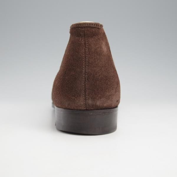 ★(伊)エンツォ・ボナフェ SIZE 9【定価10万円以上★ケーリーグラント同系/CARY GRANT/3727】サイドゴアブーツ/濃茶/Enzo Bonafe★k543