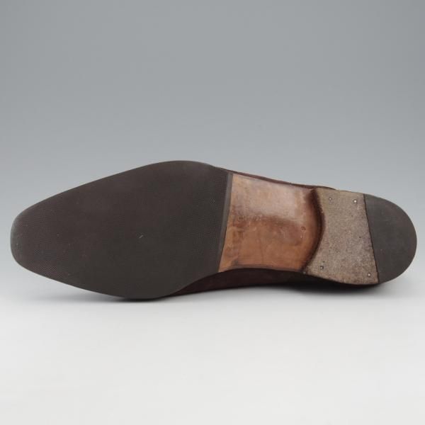 ★(伊)エンツォ・ボナフェ SIZE 9【定価10万円以上★ケーリーグラント同系/CARY GRANT/3727】サイドゴアブーツ/濃茶/Enzo Bonafe★k543