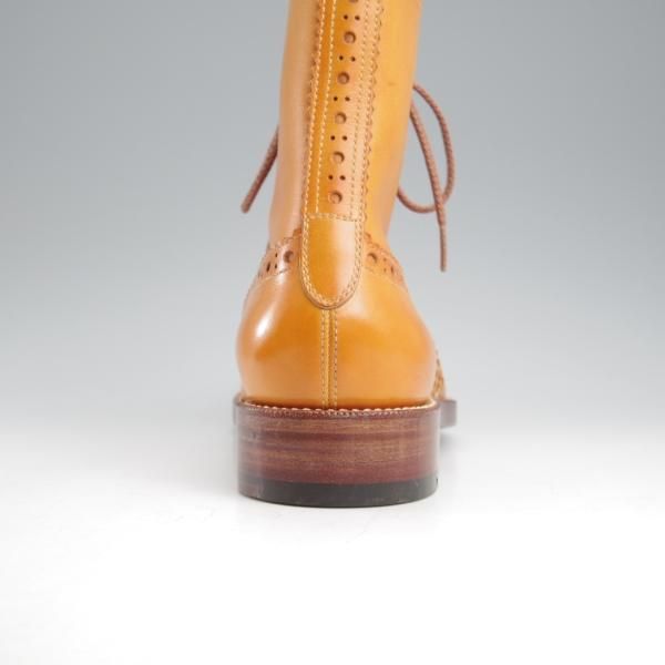 未使用★(HM)ギルド・オブ・クラフツ US6.5D【税込上代￥264,000-★Riggs/ハンドソーンウェルテッド製法】カントリーブーツ/茶★k545