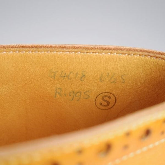 未使用★(HM)ギルド・オブ・クラフツ US6.5D【税込上代￥264,000-★Riggs/ハンドソーンウェルテッド製法】カントリーブーツ/茶★k545