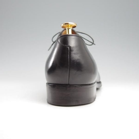 極上★(伊)エンツォ・ボナフェ SIZE 9【定価10万円以上★ホールカット/黒】カーフ/メンズ/Enzo Bonafe★k546