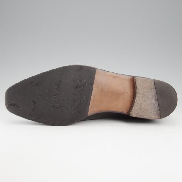 極上★(伊)エンツォ・ボナフェ SIZE 9【定価10万円以上★ホールカット/黒】カーフ/メンズ/Enzo Bonafe★k546