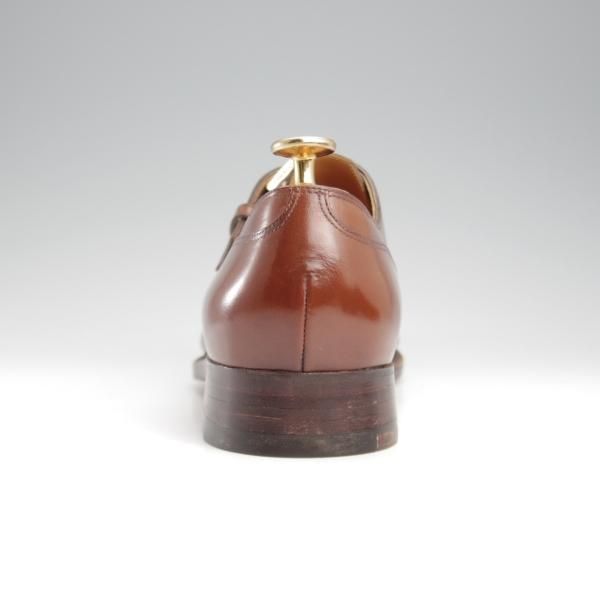 未使用★(HM)ギルド・オブ・クラフツ US7D【税込上代￥165,000-★Runtis/ハンドソーンウェルテッド製法】モンクストラップ/茶★k549