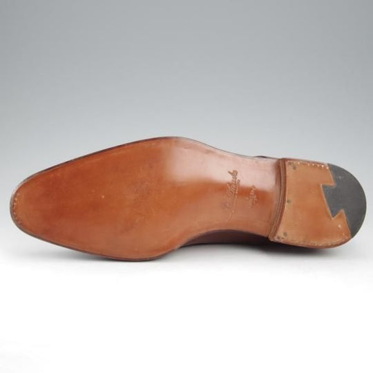 未使用★(HM)ギルド・オブ・クラフツ US7D【税込上代￥165,000-★Runtis/ハンドソーンウェルテッド製法】モンクストラップ/茶★k549