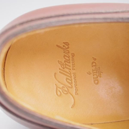 未使用★(HM)ギルド・オブ・クラフツ US7D【税込上代￥165,000-★Runtis/ハンドソーンウェルテッド製法】モンクストラップ/茶★k549