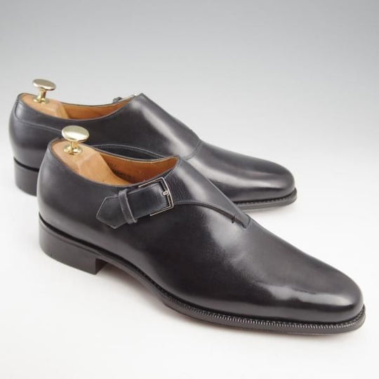 未使用★(HM)ギルド・オブ・クラフツ US7C【税込上代￥165,000-★Winchester/ハンドソーンウェルテッド製法】サイドモンク/濃紺★k550