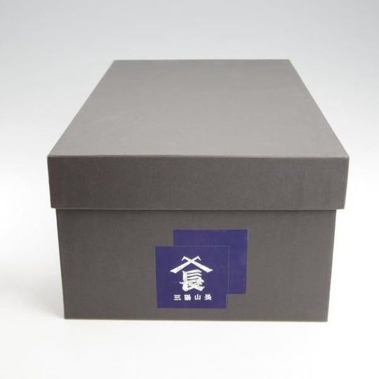 使用数回★三陽山長 SIZE 7【定価￥80,300-★(英)C.F.ステッド社のクロスボード/友二郎】ストレートチップ/濃茶/Sanyo Yamacho★k552