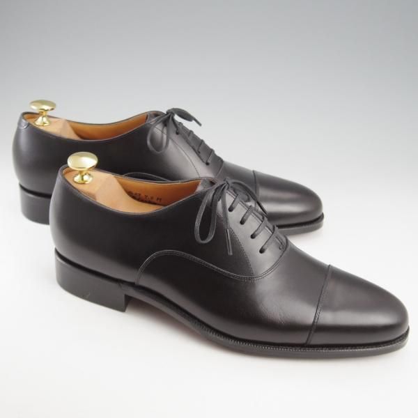 未使用★(浅草)ギルド・オブ・クラフツ SIZE 7(M)【定価￥115,500-★Blackie/ストレートチップ】カーフ/黒/メンズ/Guild of crafts★k553