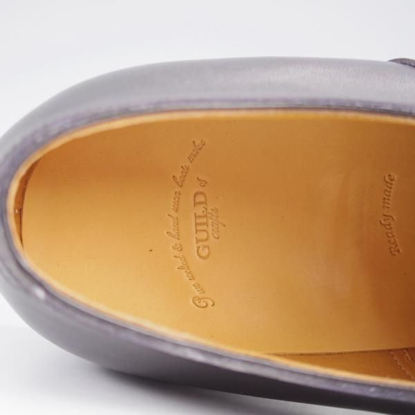 未使用★(浅草)ギルド・オブ・クラフツ SIZE 7(M)【定価￥115,500-★Blackie/ストレートチップ】カーフ/黒/メンズ/Guild of crafts★k553