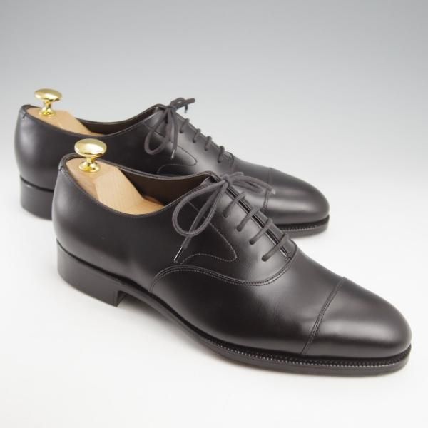 ほぼ試着程度★エドワードグリーン 5.5E【定価￥204,600-★チェルシー/CHELSEA/82ラスト】ストレートチップ/黒/EDWARD GREEN★k555