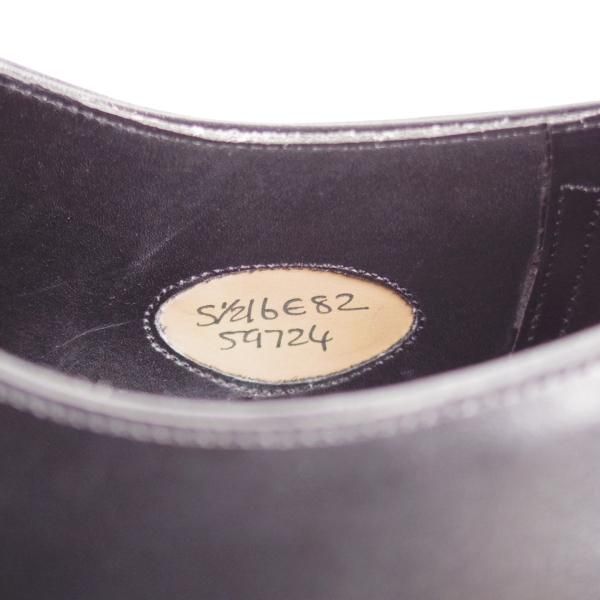 ほぼ試着程度★エドワードグリーン 5.5E【定価￥204,600-★チェルシー/CHELSEA/82ラスト】ストレートチップ/黒/EDWARD GREEN★k555