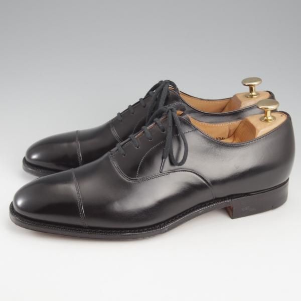 未使用★チャーチ UK6.5程度【貴重★旧チャーチ/73ラスト/CONSUL】コンサル/3都市ロゴ/ストレートチップ/カーフ/黒/Church'★k558