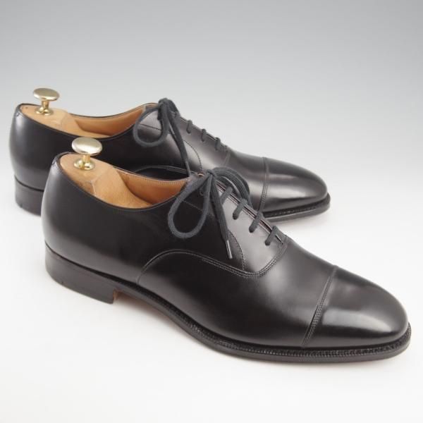 未使用★チャーチ UK6.5程度【貴重★旧チャーチ/73ラスト/CONSUL】コンサル/3都市ロゴ/ストレートチップ/カーフ/黒/Church'★k558