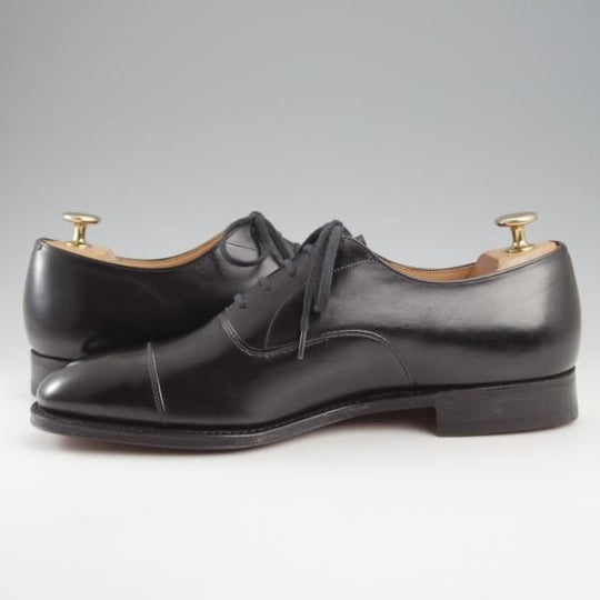 未使用★チャーチ UK6.5程度【貴重★旧チャーチ/73ラスト/CONSUL】コンサル/3都市ロゴ/ストレートチップ/カーフ/黒/Church'★k558