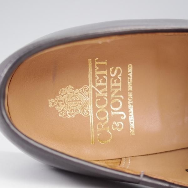 ★クロケット&ジョーンズ 9E【定価￥110,000-★SELBY/セルビー】バタフライローファー/375ラスト/カーフ/黒/メンズ/Crockett&Jones★k561