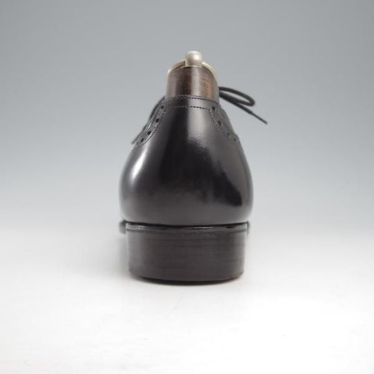 極上★(英)ガジアーノ&ガーリング 10E【現行定価20万円以上★HARROW/純正シューツリー付】GG06ラスト/クォーターブローグ/黒★k565