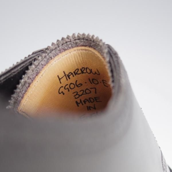 極上★(英)ガジアーノ&ガーリング 10E【現行定価20万円以上★HARROW/純正シューツリー付】GG06ラスト/クォーターブローグ/黒★k565