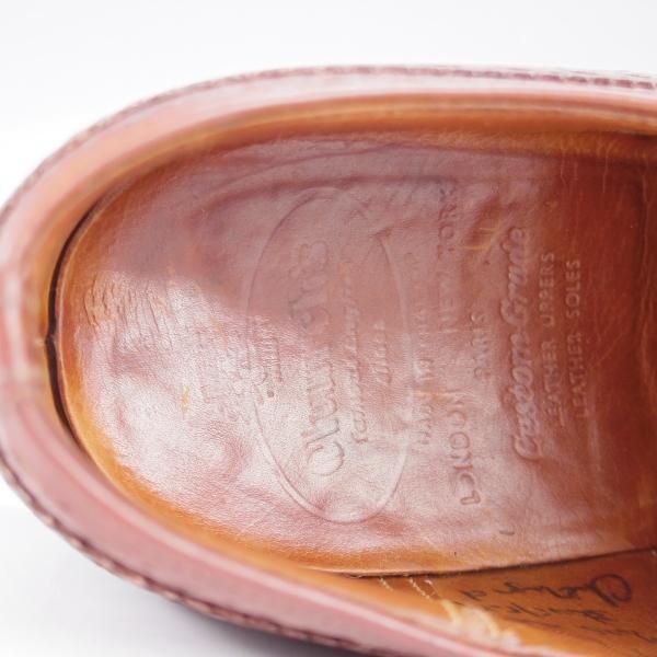 ★チャーチ 75F/UK7.5【現行定価￥176,000-★旧チャーチ/73ラスト/CHETWYND】チェットウィンド/3都市ロゴ/フルブローグ/茶/Church's★k572