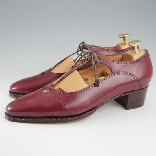 未使用★(HM)ギルド・オブ・クラフツ(レディース) US5.5(23�p程度)【税込上代￥154,000-★Jewel/ハンドソーンウェルテッド製法】赤茶★k577