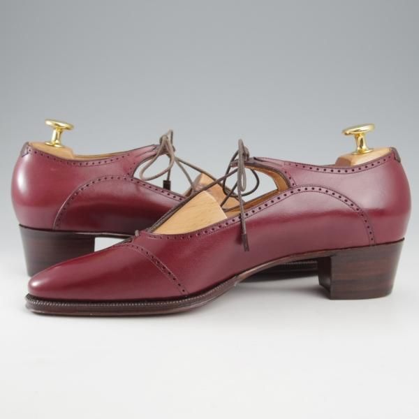 未使用★(HM)ギルド・オブ・クラフツ(レディース) US5.5(23�p程度)【税込上代￥154,000-★Jewel/ハンドソーンウェルテッド製法】赤茶★k577