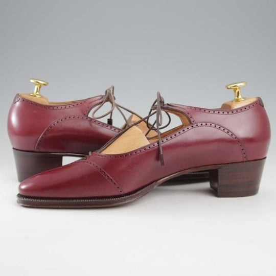 未使用★(HM)ギルド・オブ・クラフツ(レディース) US5.5(23�p程度)【税込上代￥154,000-★Jewel/ハンドソーンウェルテッド製法】赤茶★k577