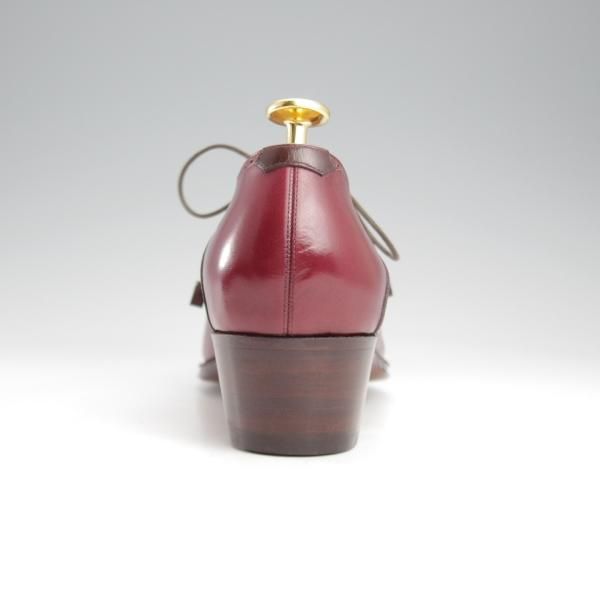 未使用★(HM)ギルド・オブ・クラフツ(レディース) US5.5(23�p程度)【税込上代￥154,000-★Jewel/ハンドソーンウェルテッド製法】赤茶★k577